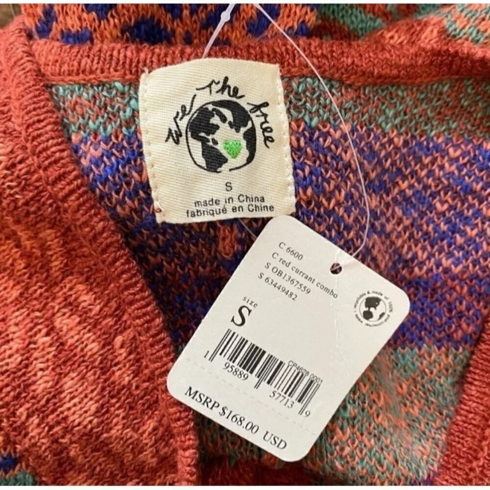 NEW Free People We The Free Snowfall Kind of Love Knited Pantsuit Jumper Size Sm